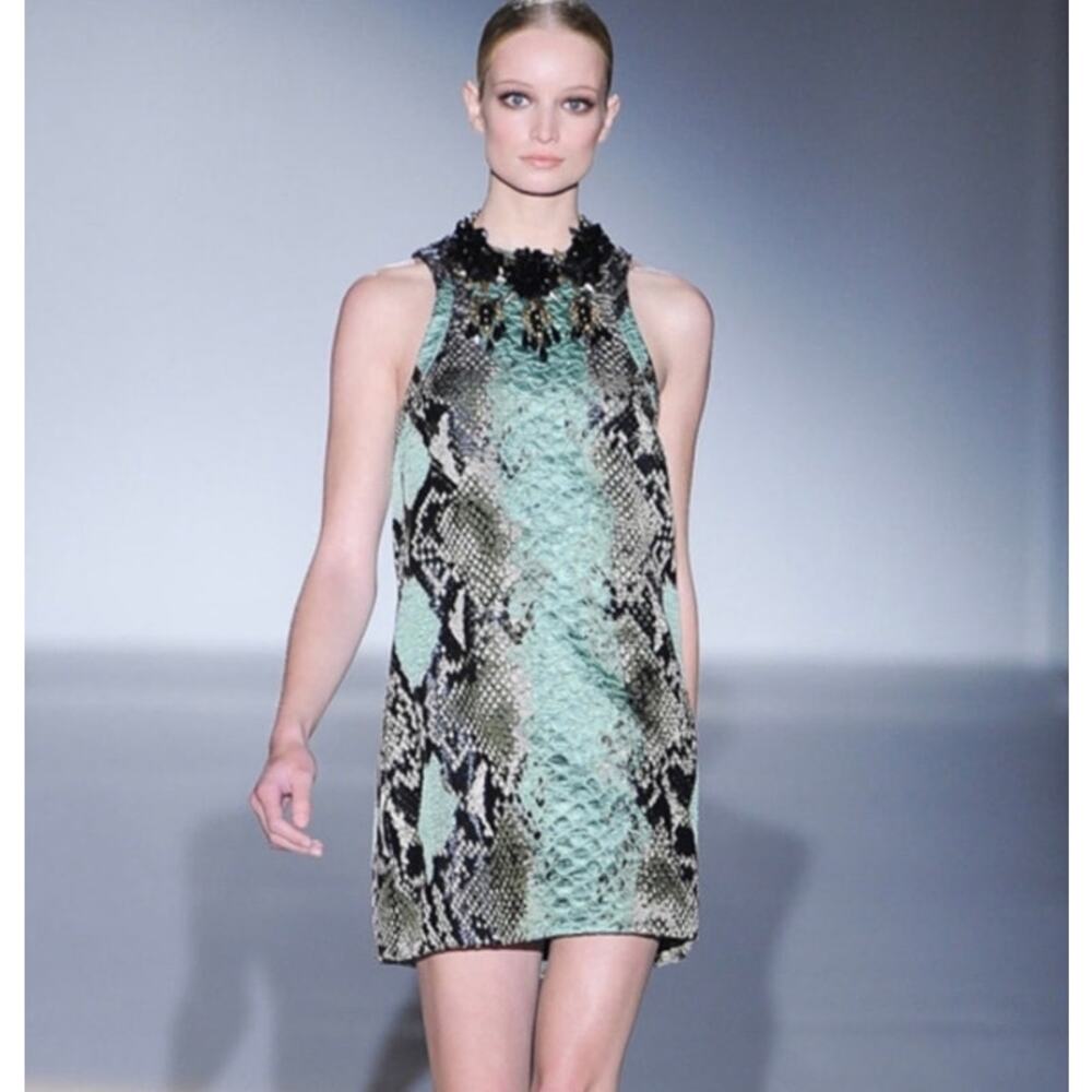 Gucci Animal Print Dress from 2012 Collection By Frida Giannini Size XS ,2, IT38